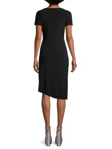 Norma Kamali Women's Sweetheart Ruched Dress - Black | Thumbnail 5 Norma Kamali Women's Sweetheart Ruched Dress - Black | Thumbnail 5