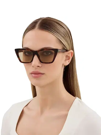 Saint Laurent Women's Mica 53MM Cat-Eye Sunglasses - Havana | Thumbnail 2 Saint Laurent Women's Mica 53MM Cat-Eye Sunglasses - Havana | Thumbnail 2