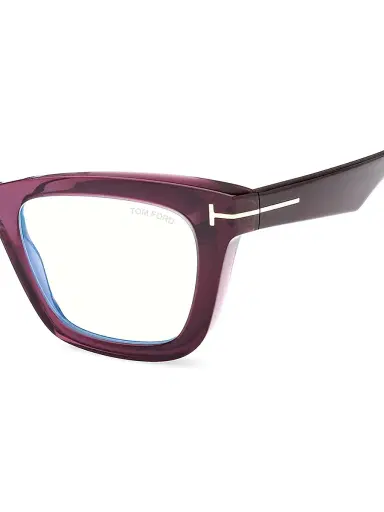Tom Ford Women's Raven 52MM Blue Block Glasses | Thumbnail 3 Tom Ford Women's Raven 52MM Blue Block Glasses | Thumbnail 3