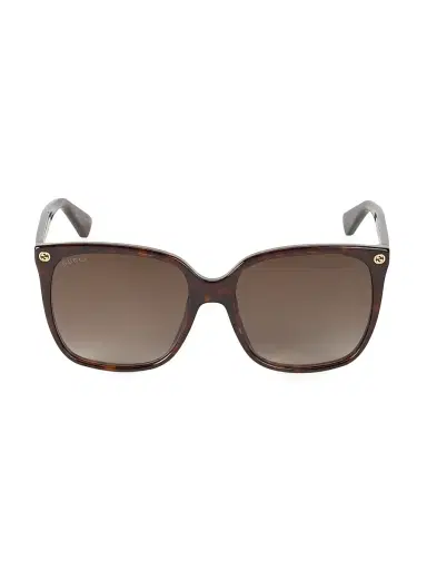 Gucci Women's 57MM Square Sunglasses - Avana | Thumbnail 1 Gucci Women's 57MM Square Sunglasses - Avana | Thumbnail 1