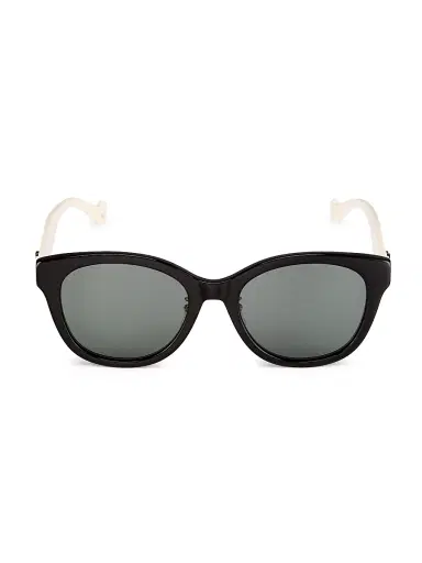 Gucci Women's Generation 56MM Square Sunglasses - Shiny Black | Thumbnail 1 Gucci Women's Generation 56MM Square Sunglasses - Shiny Black | Thumbnail 1