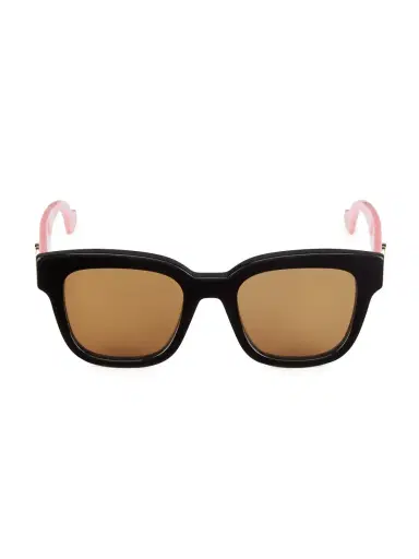 Gucci Women's Generation 52MM Square Sunglasses - Shiny Black | Thumbnail 4 Gucci Women's Generation 52MM Square Sunglasses - Shiny Black | Thumbnail 4