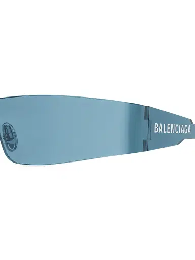 Balenciaga Women's Mono 99MM Sunglasses - Blue | Thumbnail 4 Balenciaga Women's Mono 99MM Sunglasses - Blue | Thumbnail 4