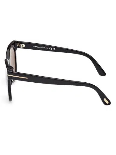 Tom Ford Women's 53MM Butterfly Sunglasses - Black Polarized Smoke | Thumbnail 4 Tom Ford Women's 53MM Butterfly Sunglasses - Black Polarized Smoke | Thumbnail 4