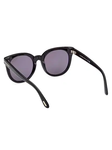 Tom Ford Women's 53MM Butterfly Sunglasses - Black Polarized Smoke | Thumbnail 5 Tom Ford Women's 53MM Butterfly Sunglasses - Black Polarized Smoke | Thumbnail 5