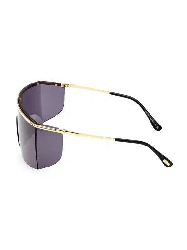 TOM FORD Women's Shield Sunglasses - Shiny Gold | Thumbnail 3 TOM FORD Women's Shield Sunglasses - Shiny Gold | Thumbnail 3