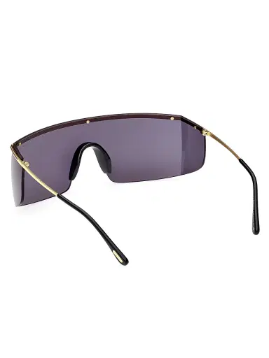 TOM FORD Women's Shield Sunglasses - Shiny Gold | Thumbnail 4 TOM FORD Women's Shield Sunglasses - Shiny Gold | Thumbnail 4