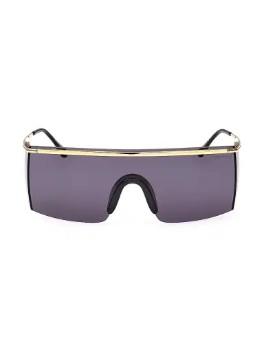 TOM FORD Women's Shield Sunglasses - Shiny Gold | Thumbnail 1 TOM FORD Women's Shield Sunglasses - Shiny Gold | Thumbnail 1