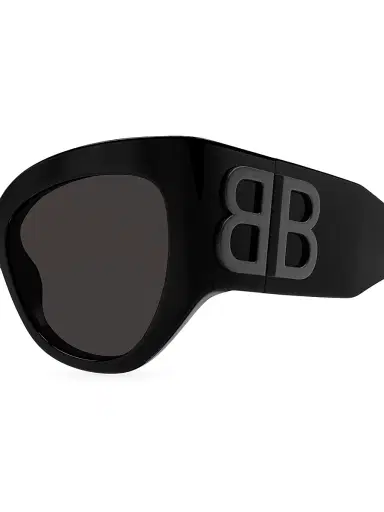 Balenciaga Women's Bossy 58MM Rectangular Sunglasses - Black Dark Grey | Thumbnail 3 Balenciaga Women's Bossy 58MM Rectangular Sunglasses - Black Dark Grey | Thumbnail 3
