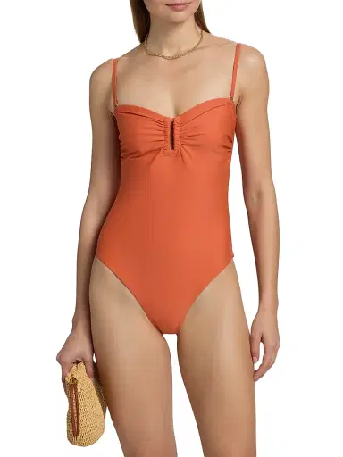 Kobi Halperin Women's Becca Strapless One-Piece Swimsuit - Brandy | Thumbnail 6 Kobi Halperin Women's Becca Strapless One-Piece Swimsuit - Brandy | Thumbnail 6