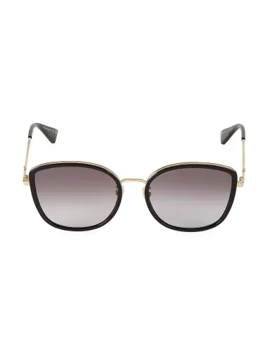 Gucci Women's 56MM Cat-Eye Sunglasses - Black | Thumbnail 1 Gucci Women's 56MM Cat-Eye Sunglasses - Black | Thumbnail 1