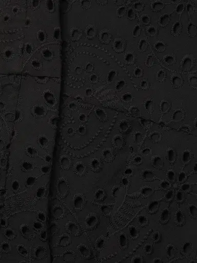 Kobi Halperin Women's Leora Cotton Eyelet Shift Dress - Black | Thumbnail 6 Kobi Halperin Women's Leora Cotton Eyelet Shift Dress - Black | Thumbnail 6