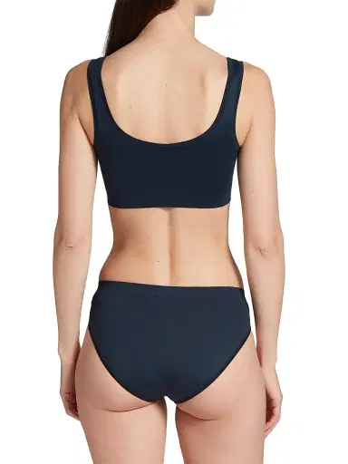 Hanro Women's Touch Feeling Crop Top - Deep Navy | Thumbnail 4 Hanro Women's Touch Feeling Crop Top - Deep Navy | Thumbnail 4