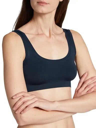 Hanro Women's Touch Feeling Crop Top - Deep Navy | Thumbnail 5 Hanro Women's Touch Feeling Crop Top - Deep Navy | Thumbnail 5