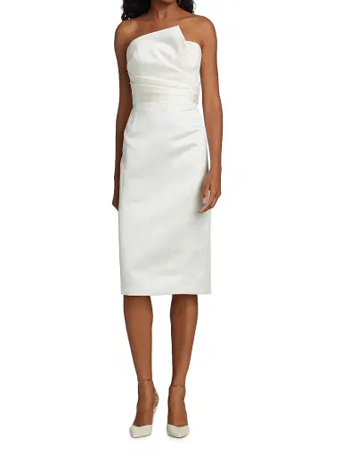 Amsale Women's Strapless Slim Dress - | Thumbnail 2 Amsale Women's Strapless Slim Dress - | Thumbnail 2