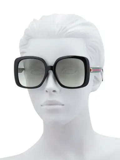 Gucci Women's 56MM Rectangular Sunglasses - Black | Thumbnail 4 Gucci Women's 56MM Rectangular Sunglasses - Black | Thumbnail 4