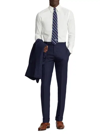 Ralph Lauren Purple Label Men's Aston Dress Shirt - White | Thumbnail 2 Ralph Lauren Purple Label Men's Aston Dress Shirt - White | Thumbnail 2