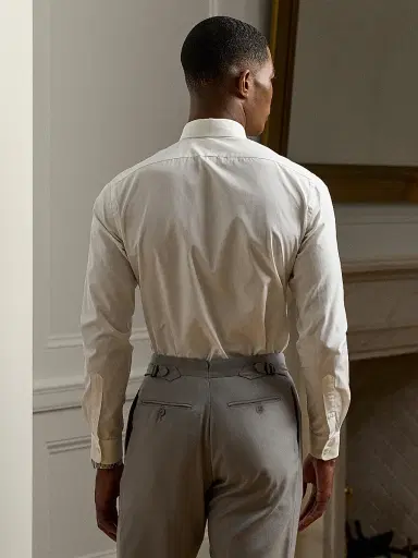 Ralph Lauren Purple Label Men's Aston Dress Shirt - White | Thumbnail 8 Ralph Lauren Purple Label Men's Aston Dress Shirt - White | Thumbnail 8