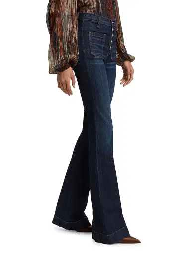 Ramy Brook Women's Cindy Flared Jeans - Dark Rinse | Thumbnail 4 Ramy Brook Women's Cindy Flared Jeans - Dark Rinse | Thumbnail 4