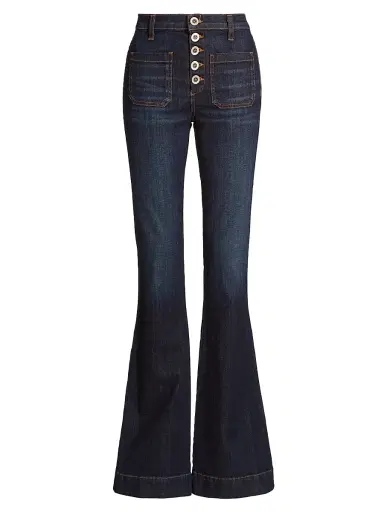 Ramy Brook Women's Cindy Flared Jeans - Dark Rinse | Thumbnail 1 Ramy Brook Women's Cindy Flared Jeans - Dark Rinse | Thumbnail 1
