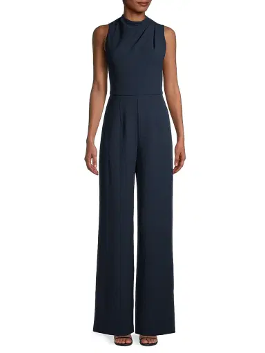 BLACK HALO Women's Corinne Sleeveless Flared-Leg Jumpsuit | Thumbnail 3 BLACK HALO Women's Corinne Sleeveless Flared-Leg Jumpsuit | Thumbnail 3