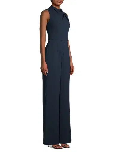 BLACK HALO Women's Corinne Sleeveless Flared-Leg Jumpsuit | Thumbnail 4 BLACK HALO Women's Corinne Sleeveless Flared-Leg Jumpsuit | Thumbnail 4