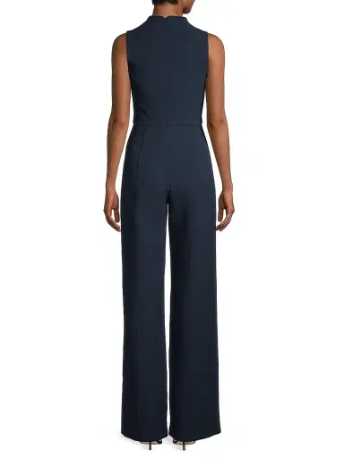BLACK HALO Women's Corinne Sleeveless Flared-Leg Jumpsuit | Thumbnail 5 BLACK HALO Women's Corinne Sleeveless Flared-Leg Jumpsuit | Thumbnail 5
