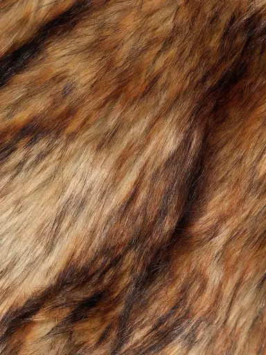 L'AGENCE Women's Aura Faux-Fur Cropped Jacket - Tan Black Faux Fur | Thumbnail 7 L'AGENCE Women's Aura Faux-Fur Cropped Jacket - Tan Black Faux Fur | Thumbnail 7