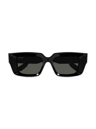 Gucci Women's Thickness 54MM Rectangular Sunglasses - Black Grey | Thumbnail 2 Gucci Women's Thickness 54MM Rectangular Sunglasses - Black Grey | Thumbnail 2