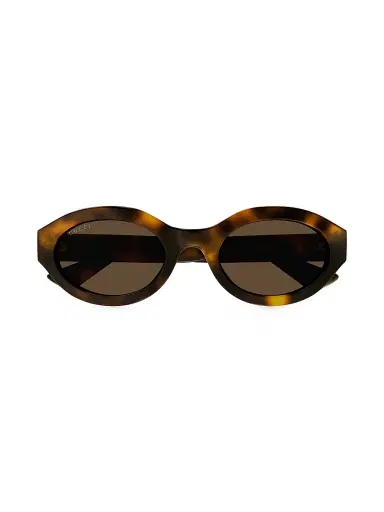 Gucci Women's Minimal GG 53MM Oval Sunglasses - Black Grey | Thumbnail 2 Gucci Women's Minimal GG 53MM Oval Sunglasses - Black Grey | Thumbnail 2