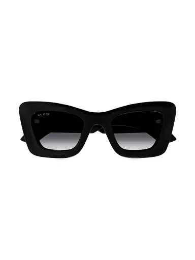 Gucci Women's La Piscine 49MM Cat-Eye Sunglasses - Black Grey Gradient | Thumbnail 2 Gucci Women's La Piscine 49MM Cat-Eye Sunglasses - Black Grey Gradient | Thumbnail 2