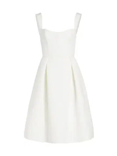 Amsale Women's Faille Knee-Length Bridal Dress - Silk White - Size 16 | Thumbnail 1 Amsale Women's Faille Knee-Length Bridal Dress - Silk White - Size 16 | Thumbnail 1
