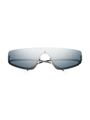 Gucci Women's Tom 99MM Shield Sunglasses - Black Grey Mirror | Thumbnail 2 Gucci Women's Tom 99MM Shield Sunglasses - Black Grey Mirror | Thumbnail 2