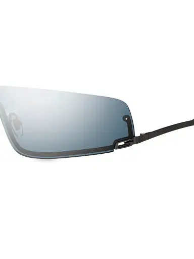 Gucci Women's Tom 99MM Shield Sunglasses - Black Grey Mirror | Thumbnail 3 Gucci Women's Tom 99MM Shield Sunglasses - Black Grey Mirror | Thumbnail 3