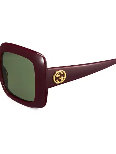 Gucci Women's 52MM Rectangular Squared Sunglasses | Thumbnail 4 Gucci Women's 52MM Rectangular Squared Sunglasses | Thumbnail 4