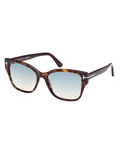 TOM FORD Women's Elsa 55MM Butterfly Sunglasses - Dark Havana Aqua Gradient | Thumbnail 1 TOM FORD Women's Elsa 55MM Butterfly Sunglasses - Dark Havana Aqua Gradient | Thumbnail 1