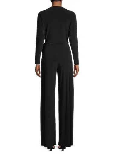 Norma Kamali Women's Dolman Wrap Jumpsuit - Black | Thumbnail 5 Norma Kamali Women's Dolman Wrap Jumpsuit - Black | Thumbnail 5