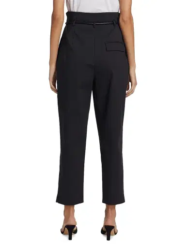 3.1 Phillip Lim Women's Orgami Belted Straight-Leg Trousers - Black - Size 2 | Thumbnail 5 3.1 Phillip Lim Women's Orgami Belted Straight-Leg Trousers - Black - Size 2 | Thumbnail 5