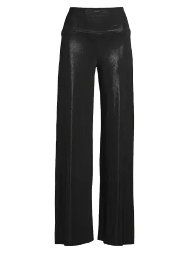 Norma Kamali Women's Elephant Wide-Leg Pants - Black - Size XL | Thumbnail 1 Norma Kamali Women's Elephant Wide-Leg Pants - Black - Size XL | Thumbnail 1