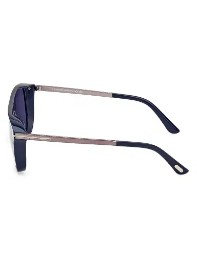 Tom Ford Men's 55MM Square Sunglasses - Shiny Navy Blue | Thumbnail 5 Tom Ford Men's 55MM Square Sunglasses - Shiny Navy Blue | Thumbnail 5