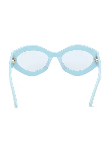 Pucci Women's 54MM Cat-Eye Sunglasses - Shiny Blue | Thumbnail 6 Pucci Women's 54MM Cat-Eye Sunglasses - Shiny Blue | Thumbnail 6
