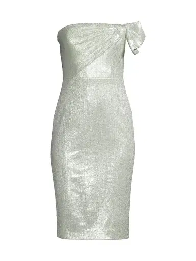 Black Halo Women's Divina Metallic Sheath Dress - Luxe Glow | Thumbnail 1 Black Halo Women's Divina Metallic Sheath Dress - Luxe Glow | Thumbnail 1