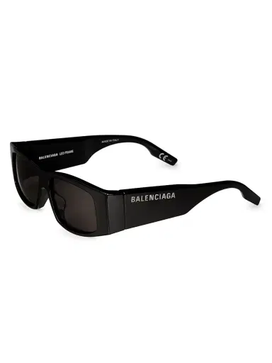 Balenciaga Women's 56MM Rectangular LED Sunglasses - Black | Thumbnail 2 Balenciaga Women's 56MM Rectangular LED Sunglasses - Black | Thumbnail 2