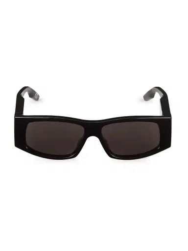 Balenciaga Women's 56MM Rectangular LED Sunglasses - Black | Thumbnail 1 Balenciaga Women's 56MM Rectangular LED Sunglasses - Black | Thumbnail 1