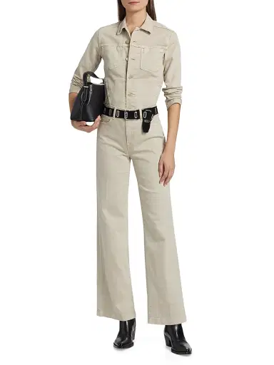 L'Agence Women's Scottie High-Rise Wide-Leg Pants | Thumbnail 2 L'Agence Women's Scottie High-Rise Wide-Leg Pants | Thumbnail 2