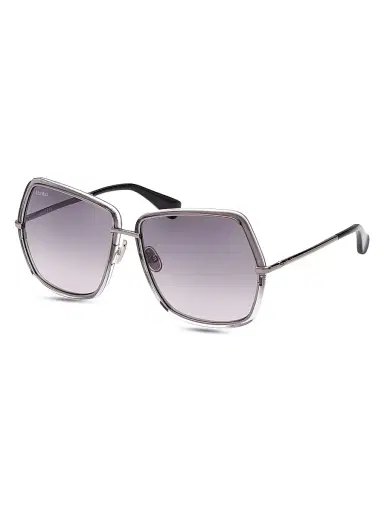 Max Mara Women's Elsa 61MM Geometric Sunglasses - Shiny Gradient | Thumbnail 2 Max Mara Women's Elsa 61MM Geometric Sunglasses - Shiny Gradient | Thumbnail 2