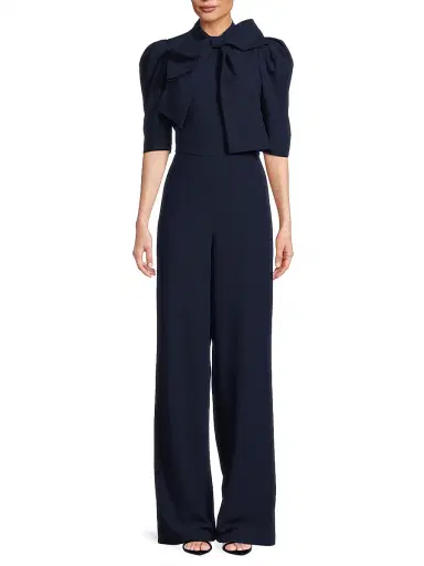 BLACK HALO Women's Ara Crepe Jumpsuit | Thumbnail 3 BLACK HALO Women's Ara Crepe Jumpsuit | Thumbnail 3
