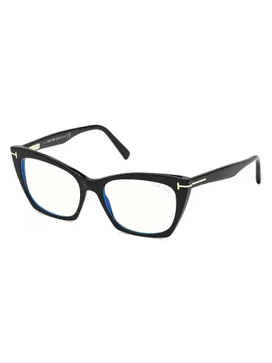 TOM FORD Women's 54MM Cat-Eye Blue Block Optical Glasses - Black | Thumbnail 2 TOM FORD Women's 54MM Cat-Eye Blue Block Optical Glasses - Black | Thumbnail 2