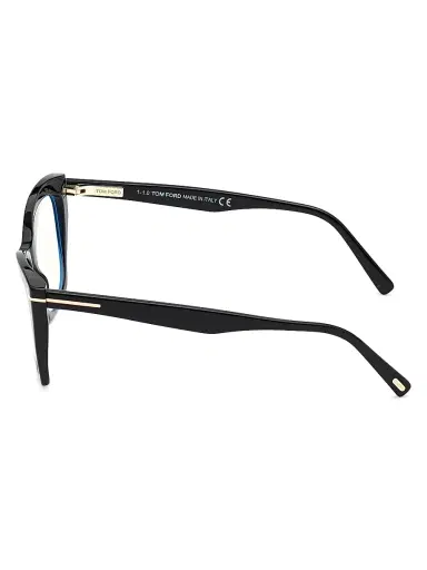 TOM FORD Women's 54MM Cat-Eye Blue Block Optical Glasses - Black | Thumbnail 3 TOM FORD Women's 54MM Cat-Eye Blue Block Optical Glasses - Black | Thumbnail 3
