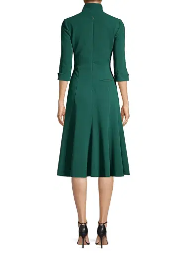 Black Halo Women's Kensington Fit & Flare Dress - Pacific Blue | Thumbnail 5 Black Halo Women's Kensington Fit & Flare Dress - Pacific Blue | Thumbnail 5